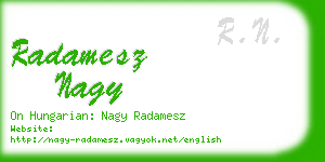 radamesz nagy business card